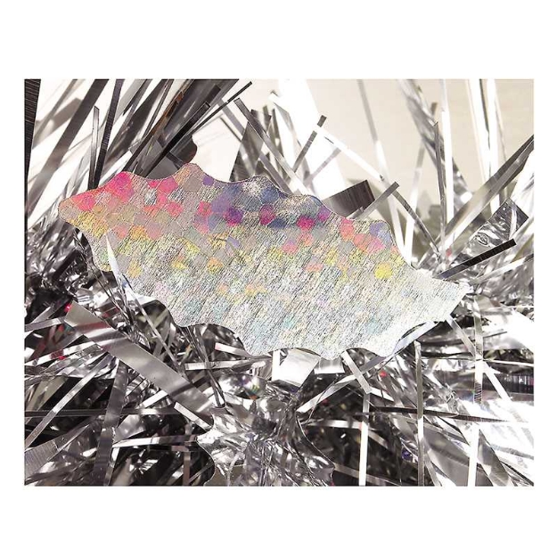 Imagen de ESCARCHA SUPER BOA METALICA CON HOJAS HOLOGRAFICAS