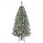 Imagen de PINO VERMONT VERDE NEVADO CON LUCES LED