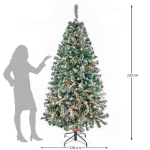 Imagen de PINO VERMONT VERDE NEVADO CON LUCES LED
