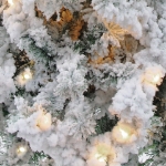 Imagen de PINO VERMONT VERDE NEVADO CON LUCES LED