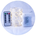 Imagen de SERIE DE LUCES100L MICROLED CALIDO USB CON CTRL REMOTO NAVIPLASTIC